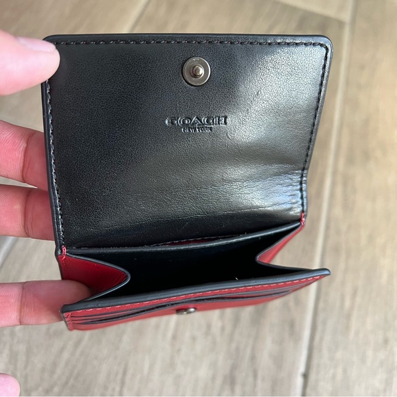 LIKE NEW Coach Flap Card Case w/snap closure. No flaws, marks, or blemishes. - Picture 6 of 6